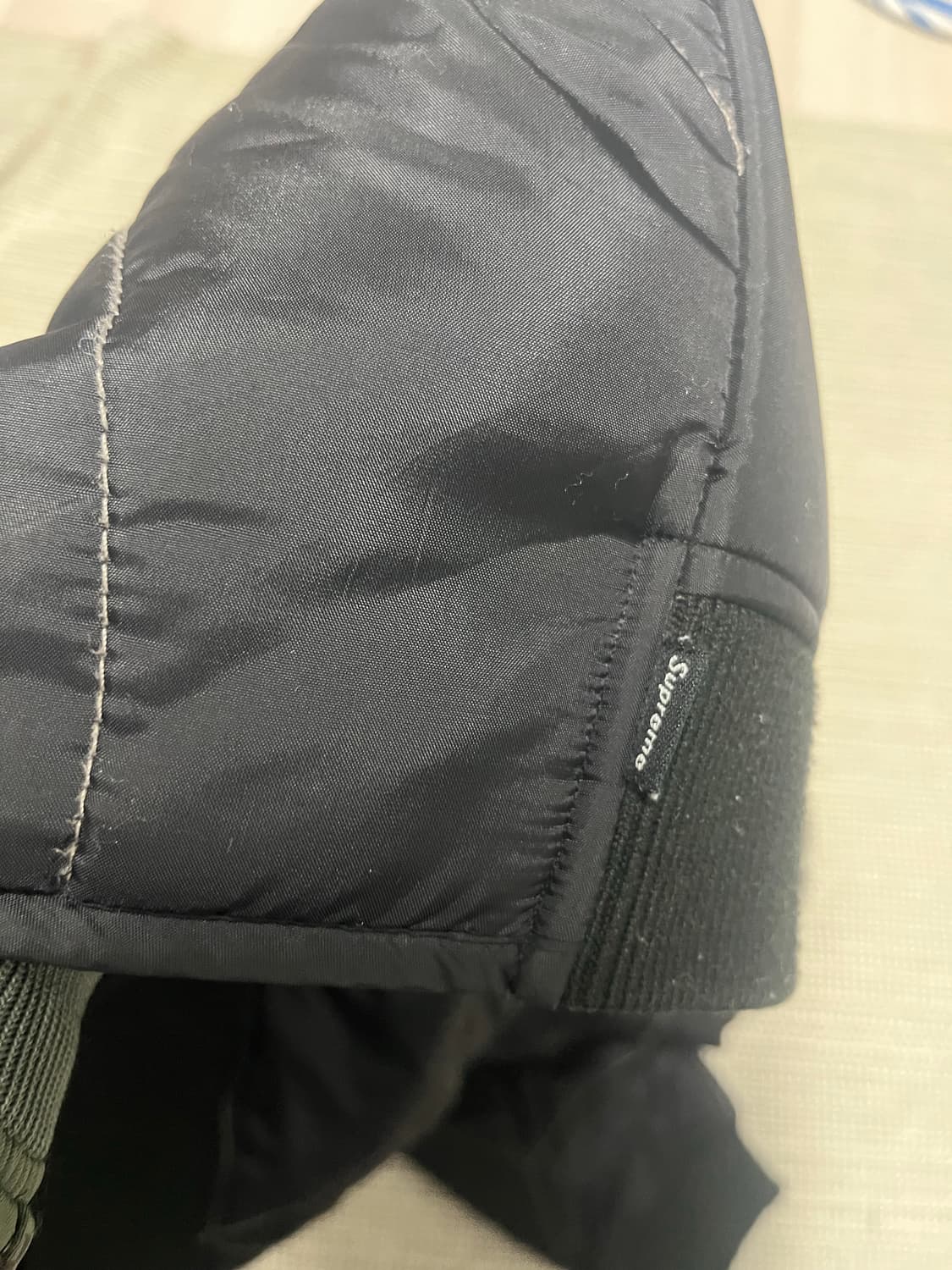 슈프림 스파이더 웹 퀼팅 워크 자켓 상품이미지3