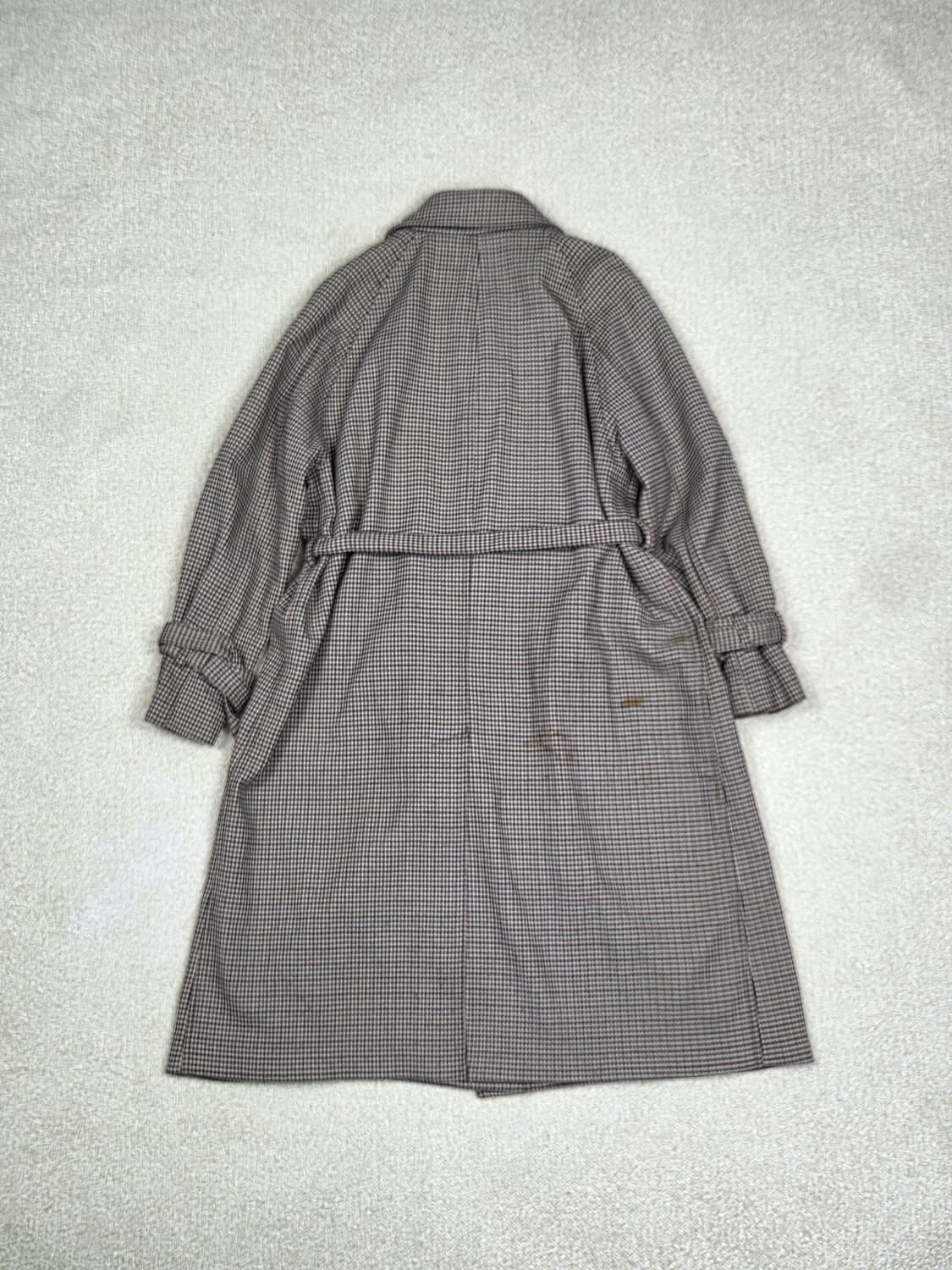 [스튜디오 톰보이] 하운드투스 체크 벨티드 래글런 코트 | 00236 상품이미지8