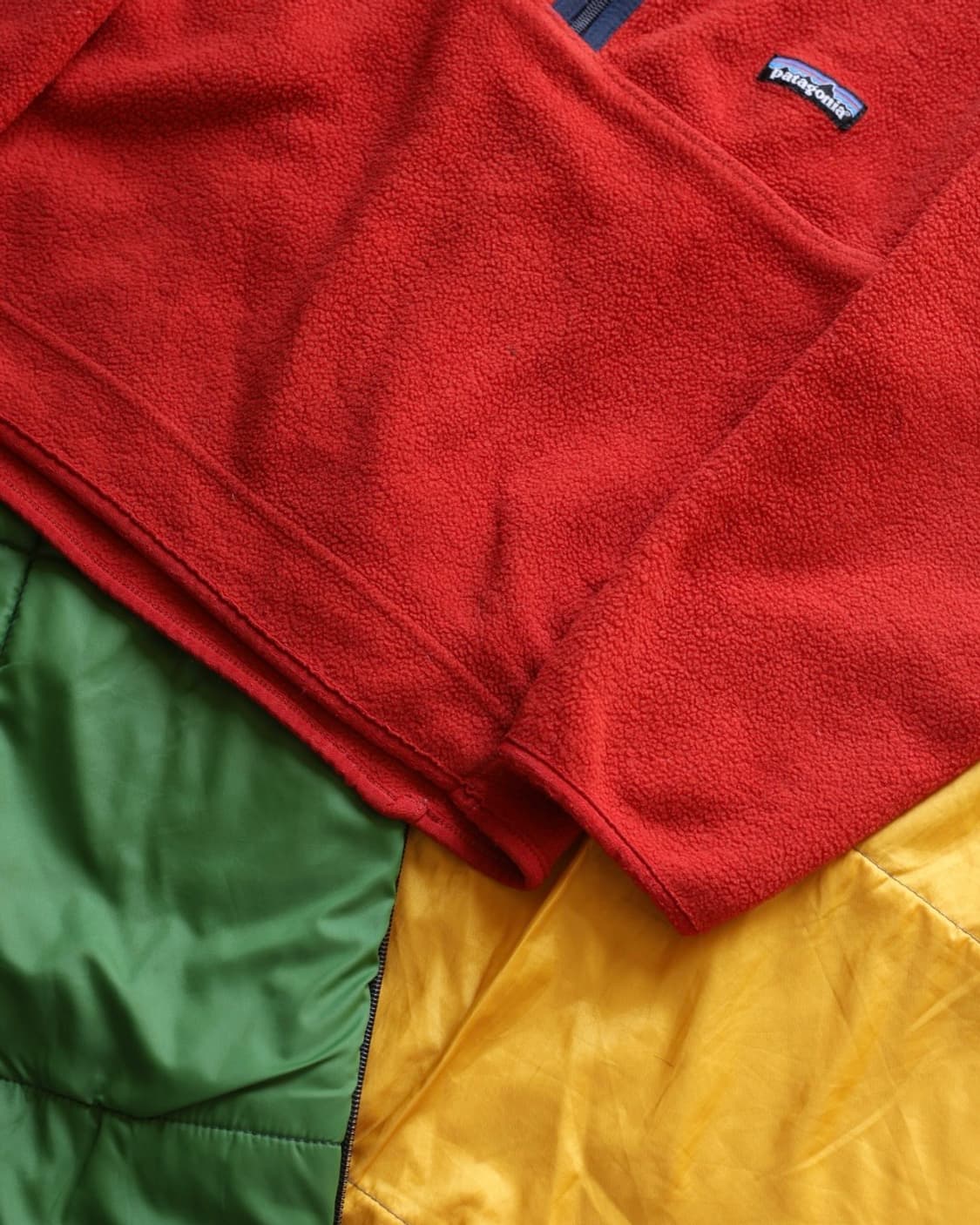 파타고니아 00s 마수피얼 신칠라 하프집업 플리스 딥 레드 XS 상품이미지6
