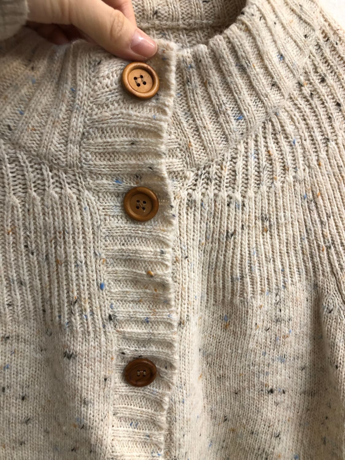 Cozy ivory cardigan 상품이미지5