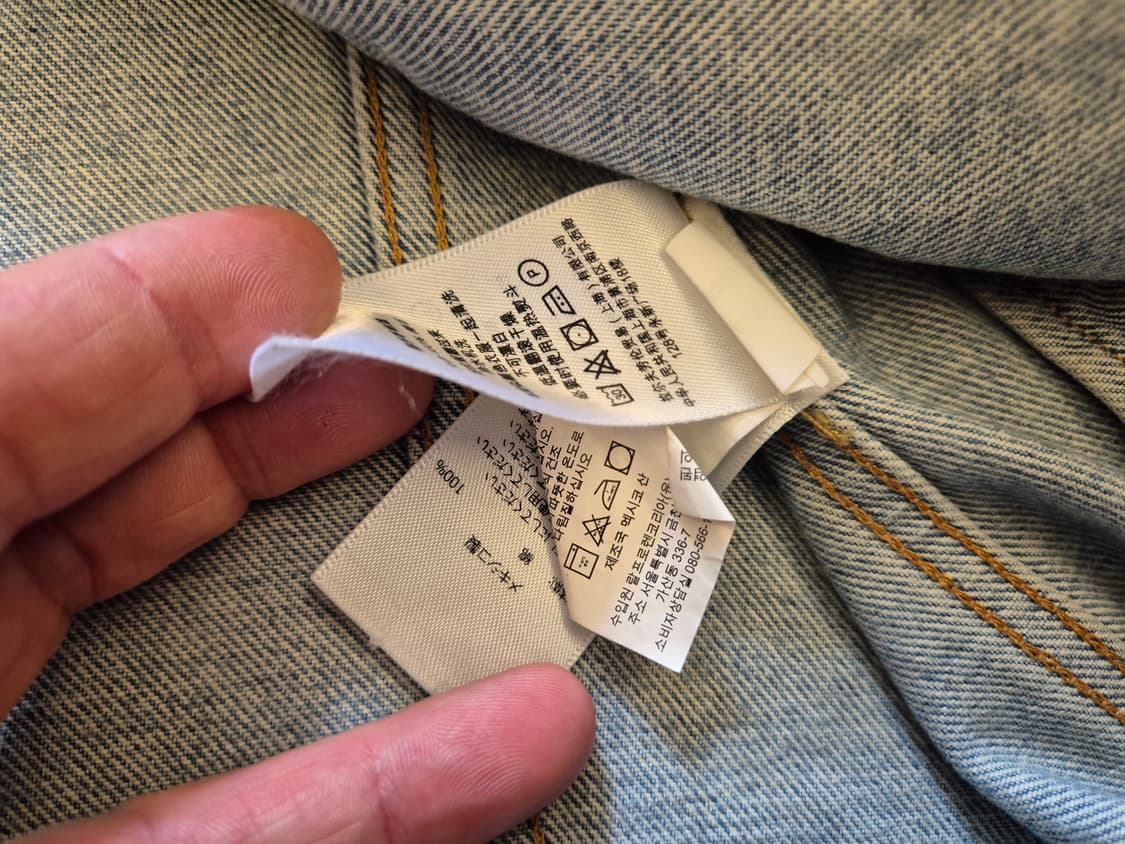 데님앤서플라이 디스트레스드 데님 자켓 상품이미지9