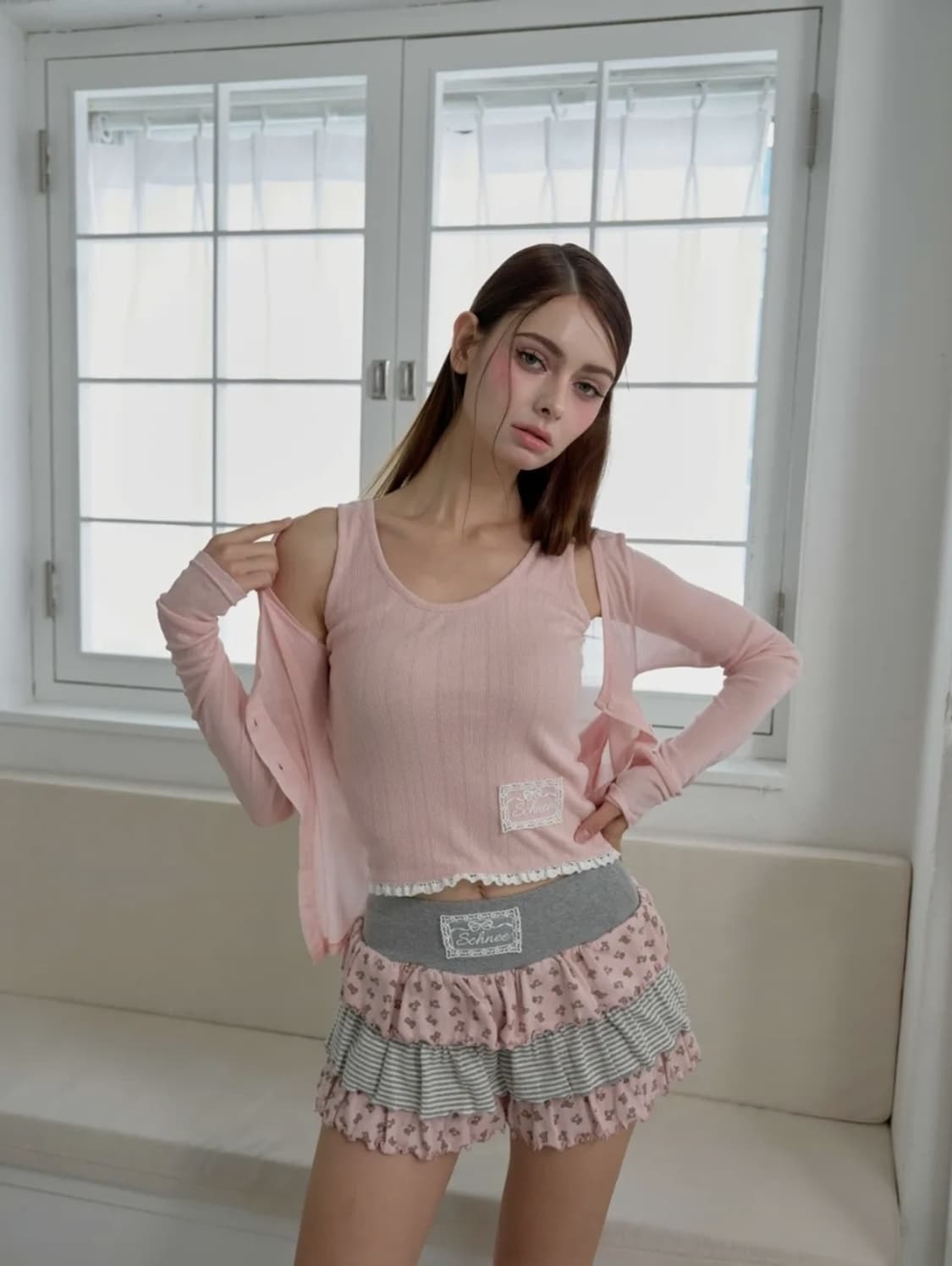 Schnee 슈네 플러피 캉캉 팬츠스커트 상품이미지1