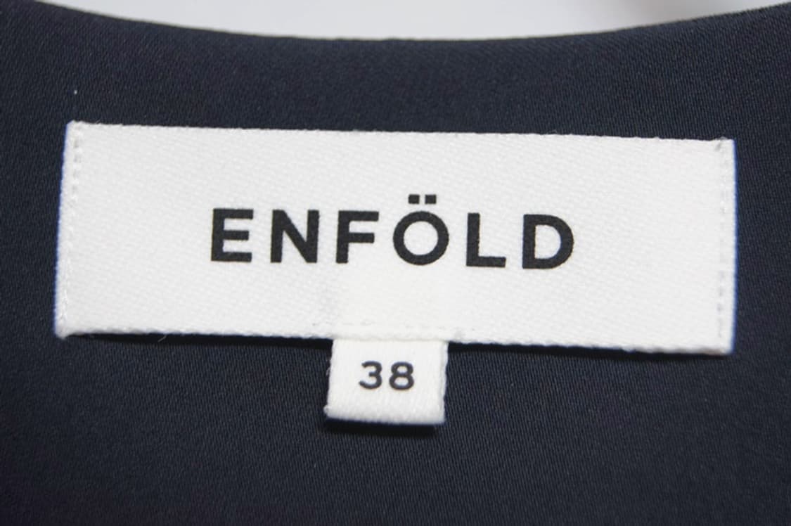 ENFÖLD 딥네이비 레이어드 블라우스 상품이미지8