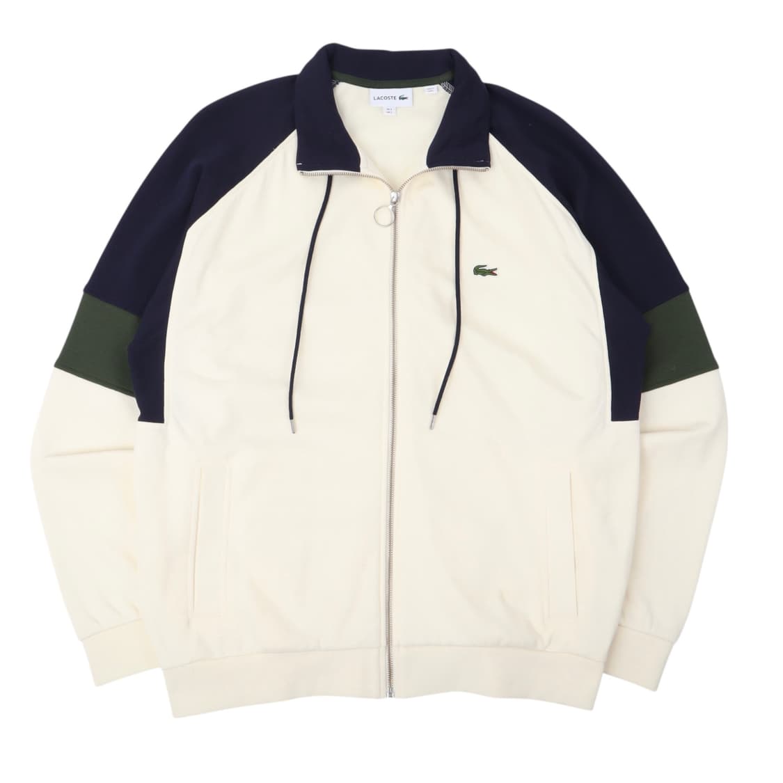 라코스테 배색 코튼 집업 자켓 상품이미지1