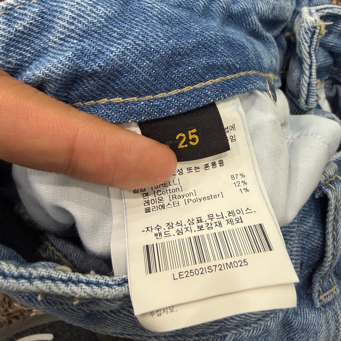 LEE 데님 카고 반바지 상품이미지7