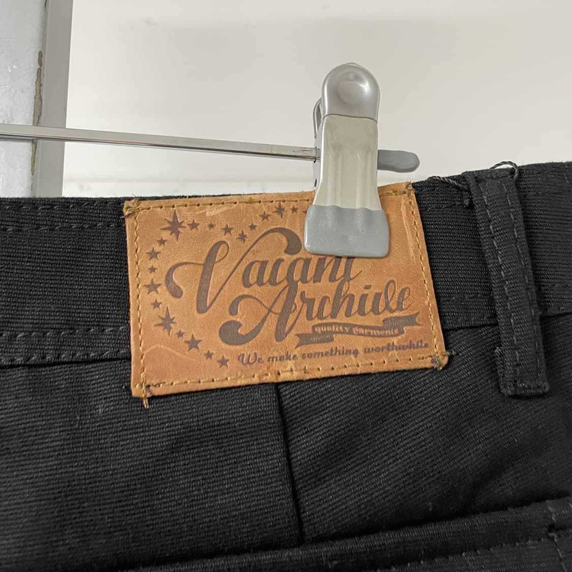 베이컨트 아카이브 카고 데님 팬츠 블랙 S 상품이미지6