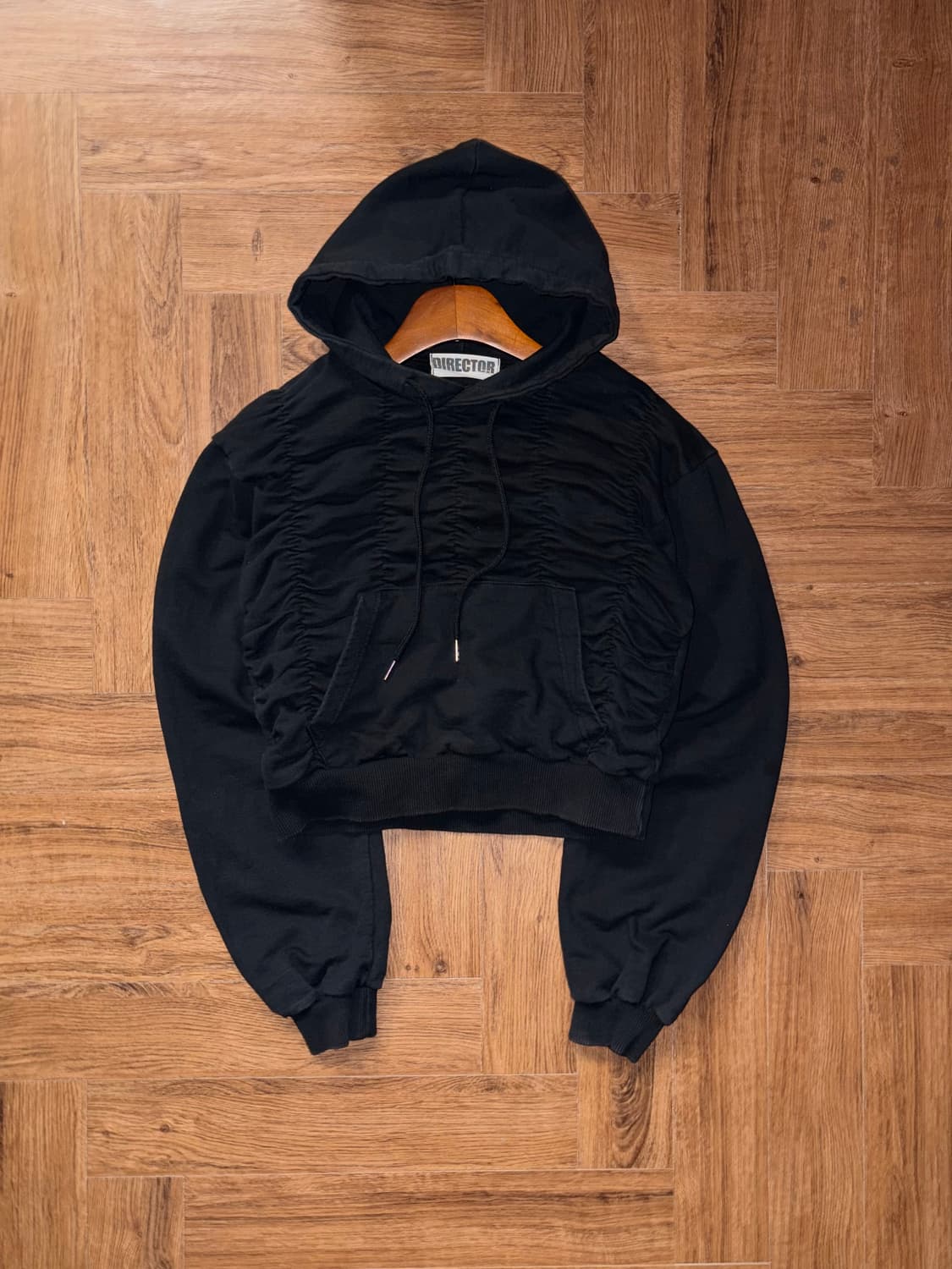 빈티지 셔링 디테일 후드티 상품이미지4