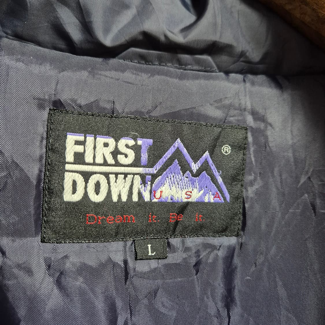 FIRST DOWN 퍼스트다운 하이넥 경량 점퍼 상품이미지8
