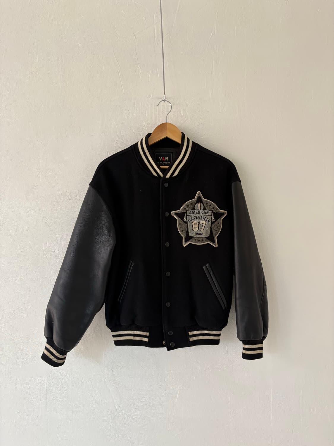 80's Van Jacket american football Letter 상품이미지1