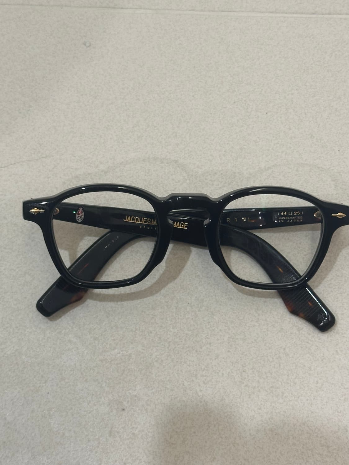 자크마리마지 제피린 44 블랙 안경 판매합니다.  상품이미지1