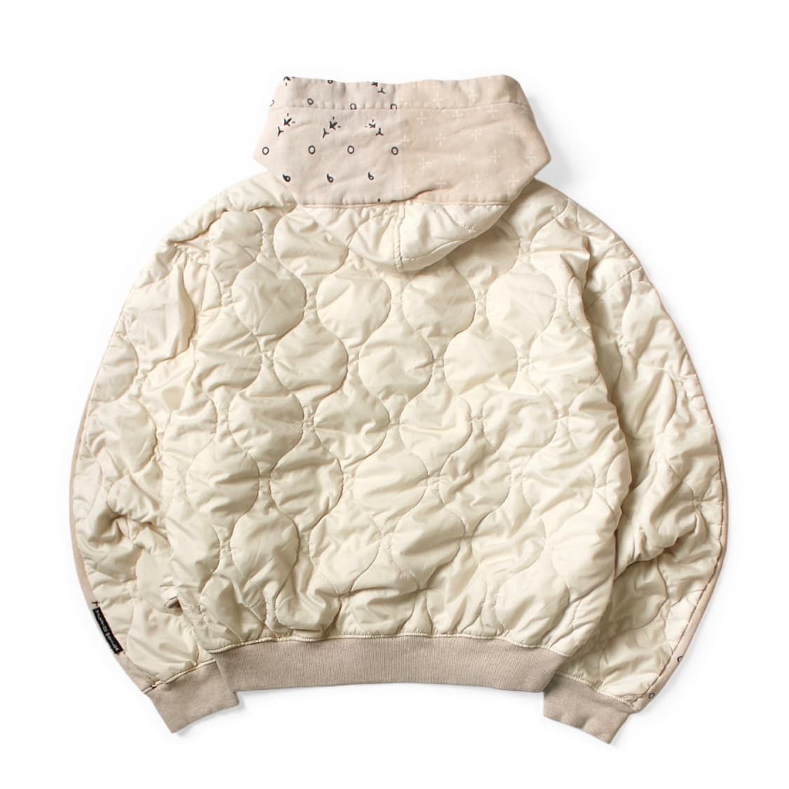 캐피탈 플리스 니트 반다나 비부악 후디드 블루종 화이트 4 상품이미지2