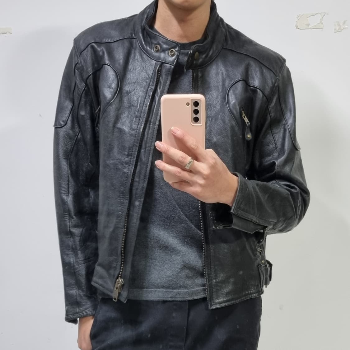 모터사이클 레더자켓  상품이미지3