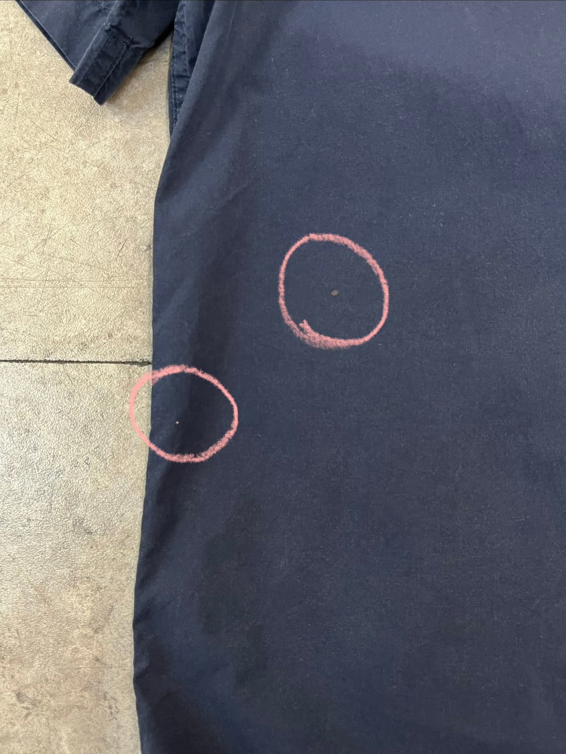 타미힐피거 포켓 반팔 셔츠 네이비 L #csz3575 상품이미지6