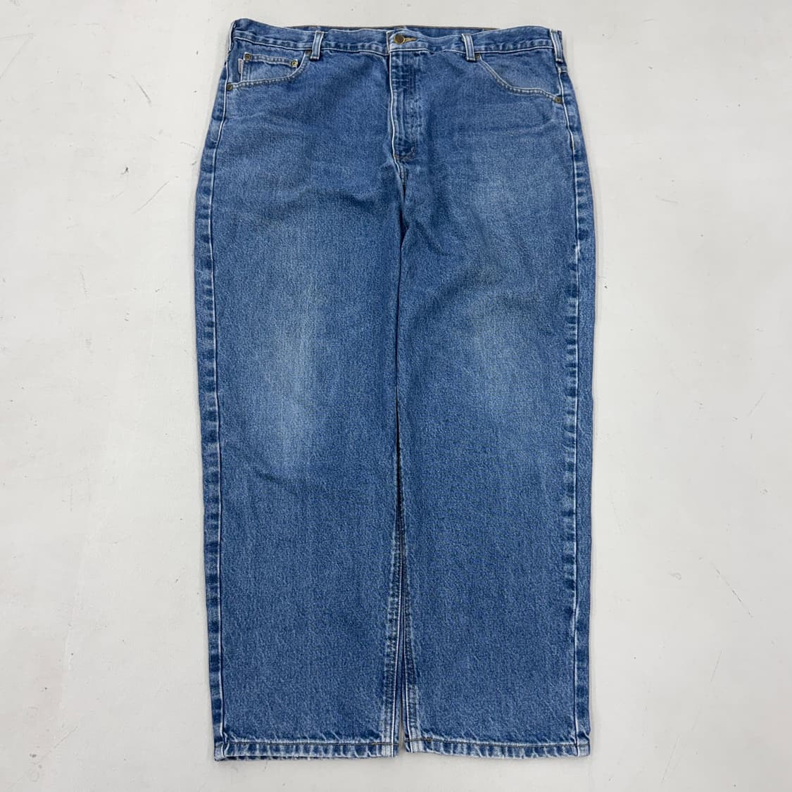 칼하트 OG 가죽패치 워크 데님팬츠 상품이미지2