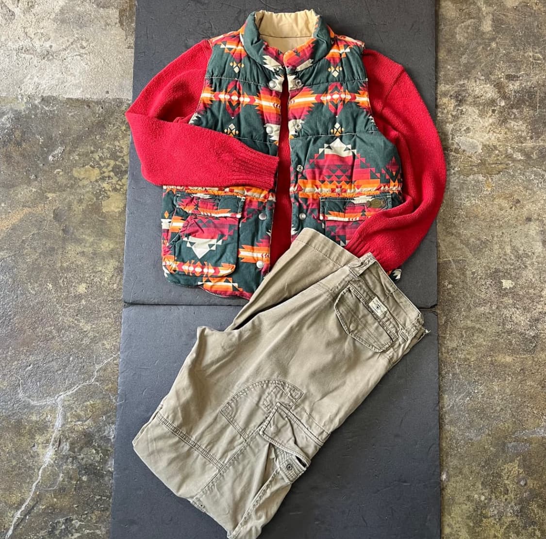 폴로 아즈텍 리버시블 패딩베스트 L  상품이미지2