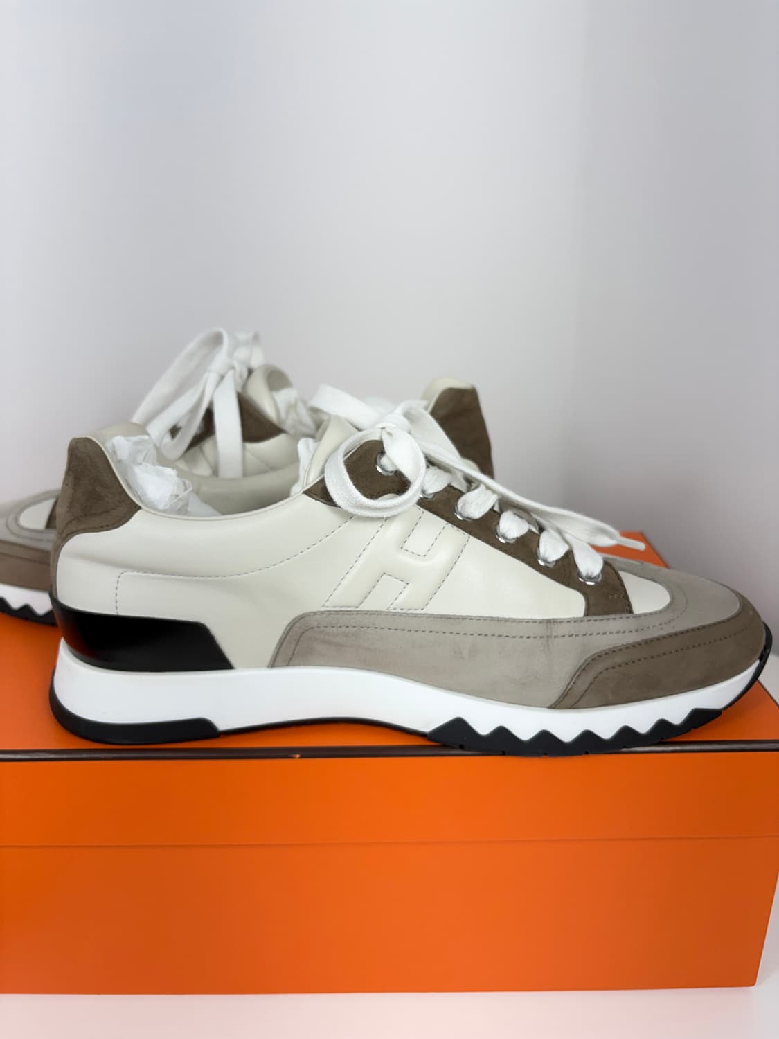 [41]에르메스 트레일 스니커즈 카프스킨 스웨이드 상품이미지8