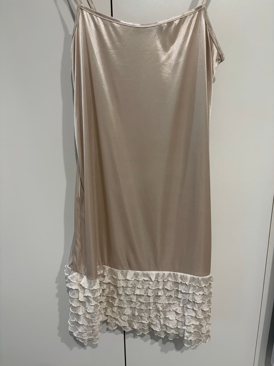 빈티지 슬립 프릴 원피스 상품이미지1