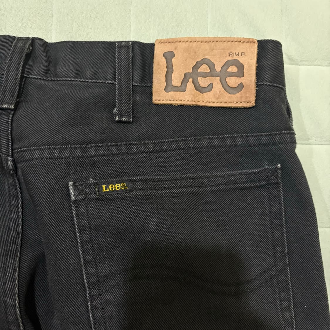 Lee 리 웨스터너 부츠컷 블랙 데님 팬츠 블랙진 상품이미지3
