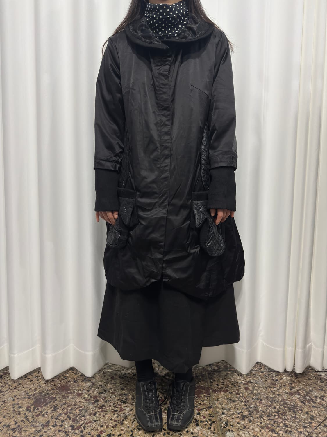 linea monica pocket design long jacket 상품이미지4