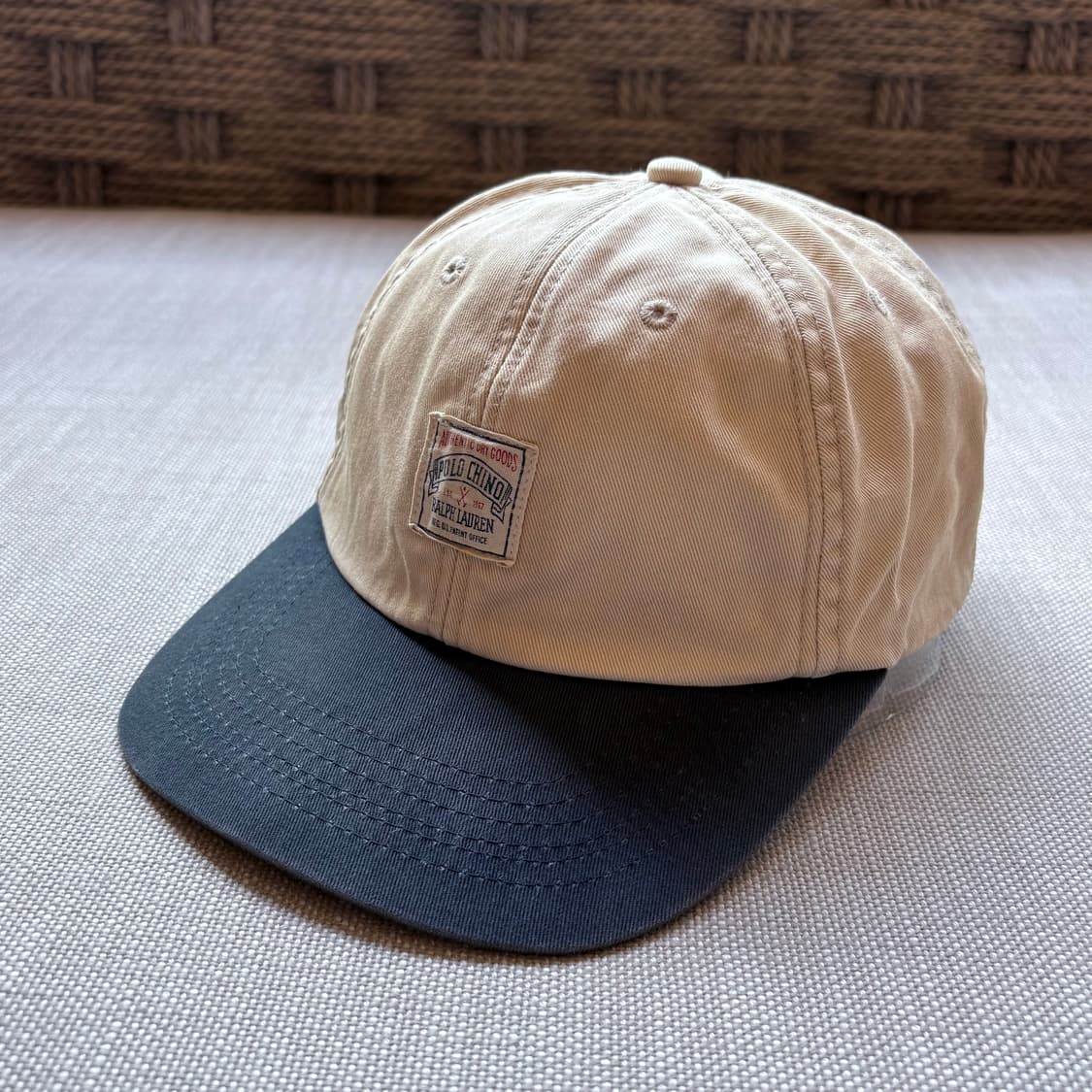 90s Polo Ralph Lauren 폴로 치노 레더 백 스트랩 볼 캡 상품이미지2