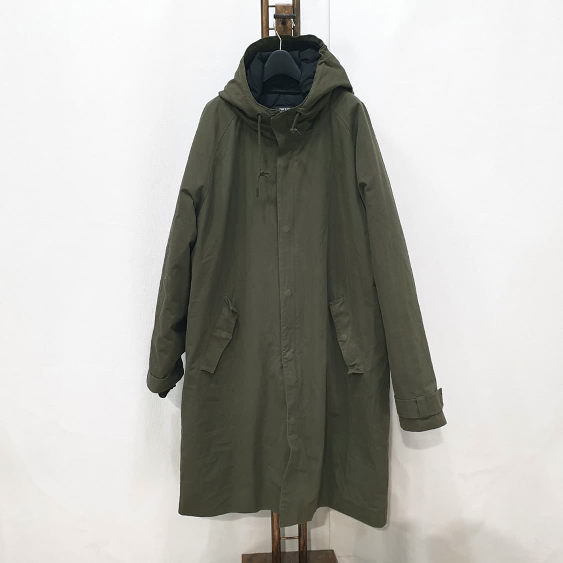 토피 밀리터리 후드 야상 코트 100 상품이미지2