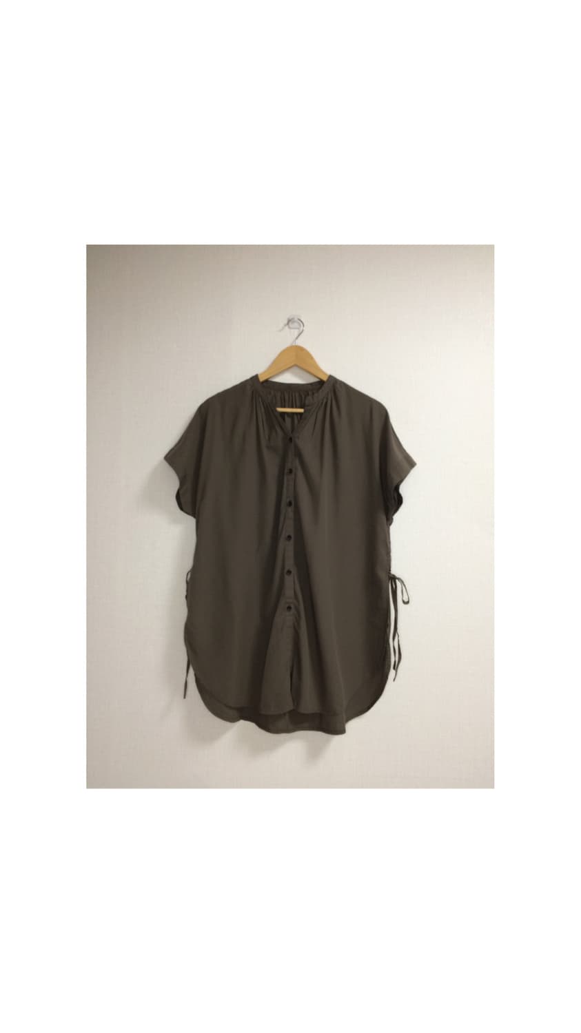 빈티지 브라운 옆 트임 튜닉 상품이미지1