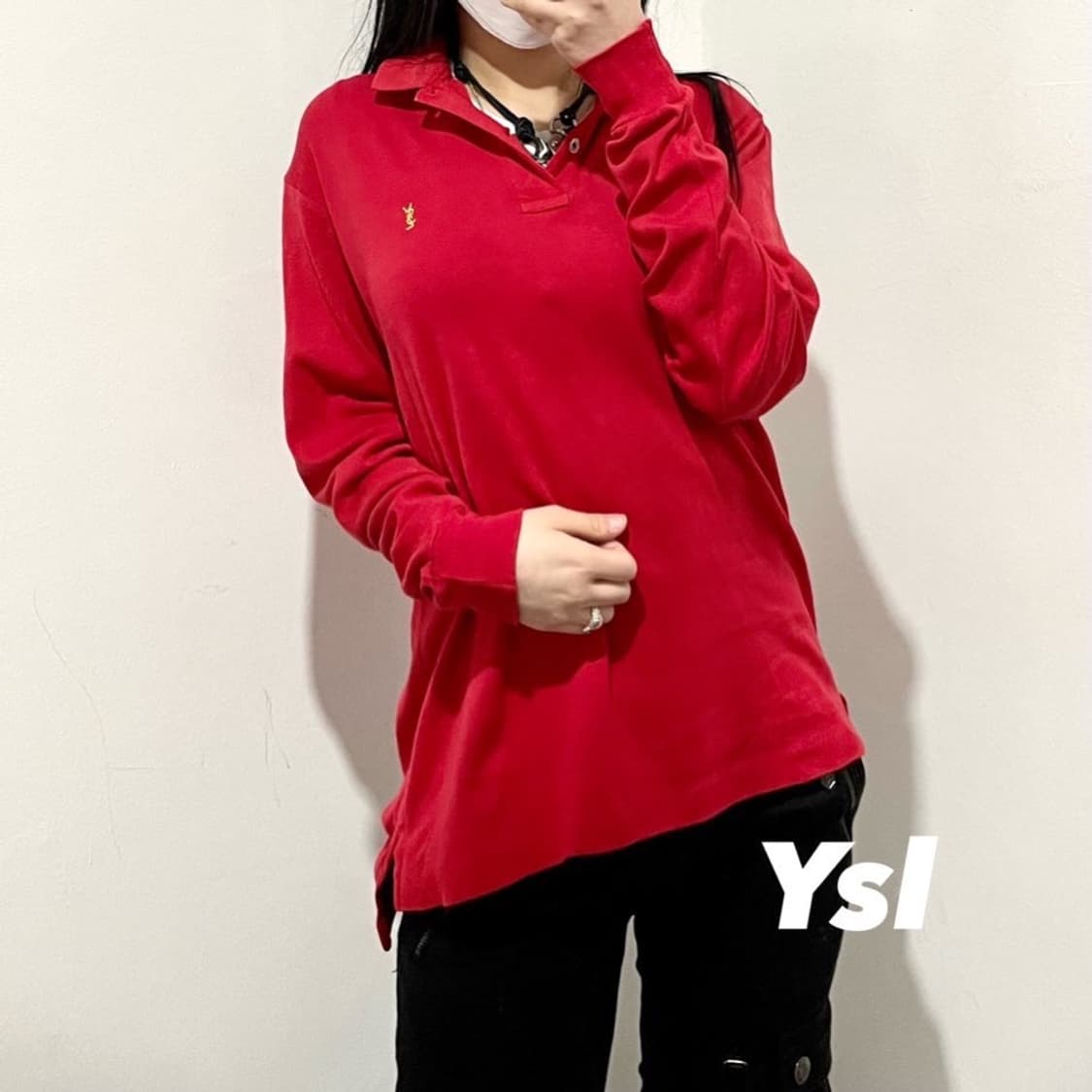 입생로랑 긴팔 카라티 상품이미지1