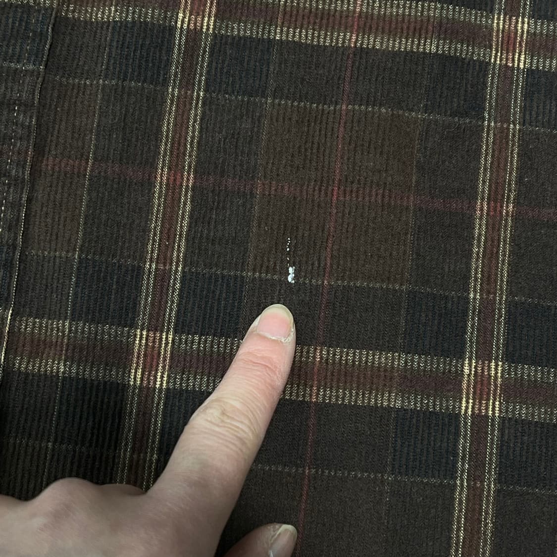 랭글러 코듀로이 체크 하프셔츠 s10625 상품이미지5