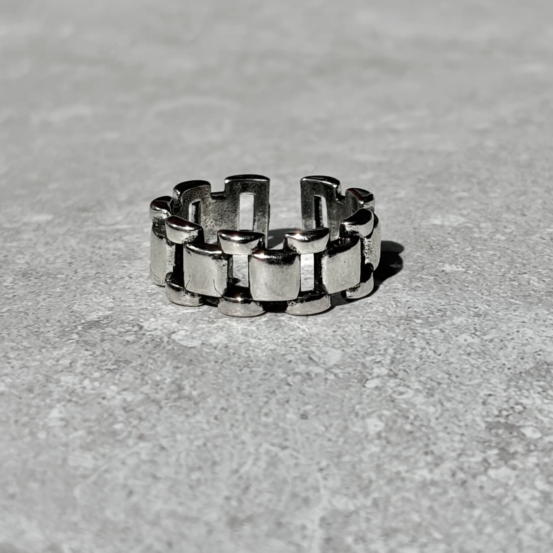 Oribell 워치 체인 925실버 오픈링 슬림 반지 상품이미지2