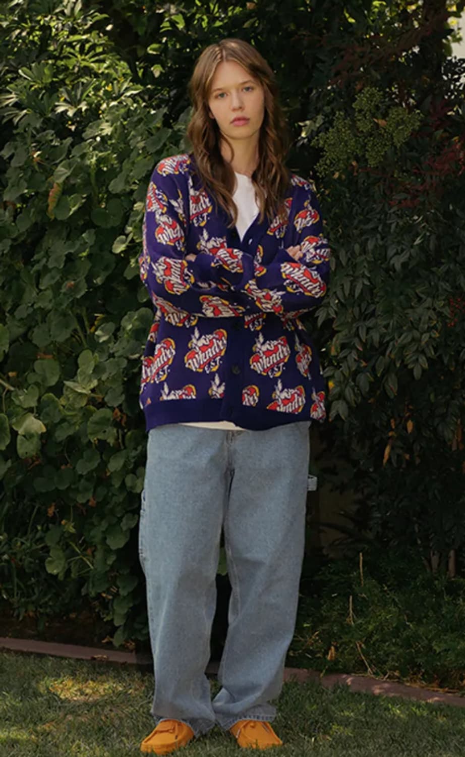 위캔더스 데님 워크팬츠 카펜터 팬츠 연청 L 상품이미지3