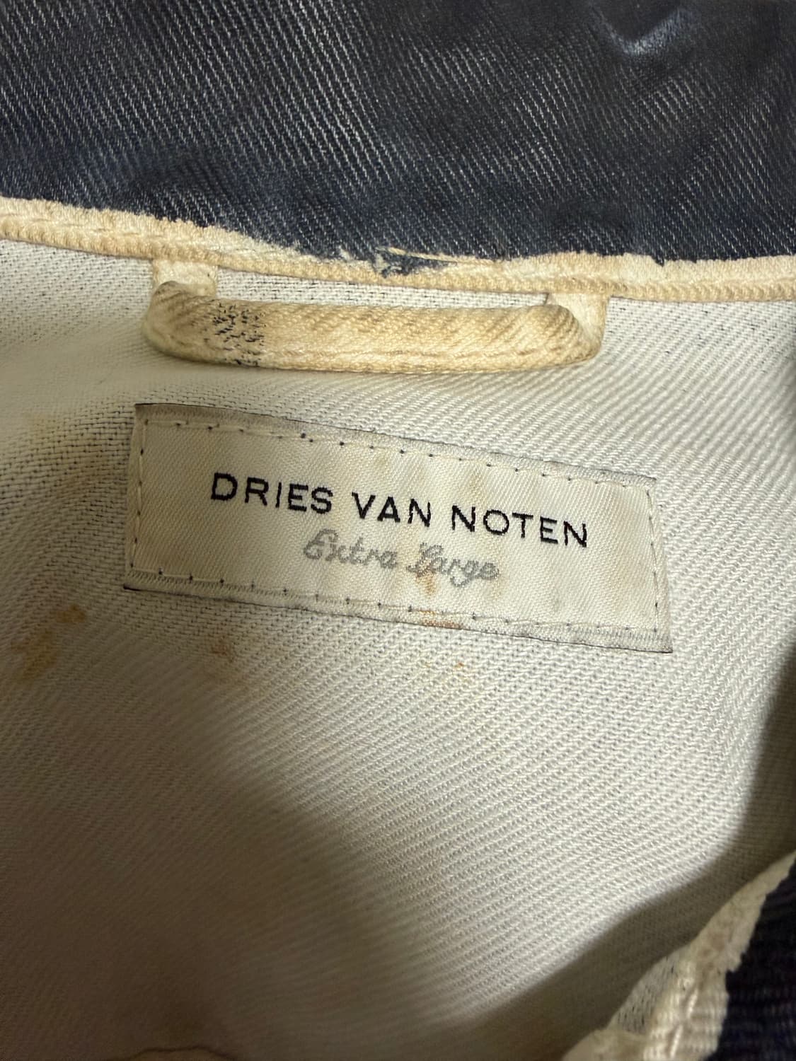 드리스반노튼 페인트 데님 자켓 상품이미지3