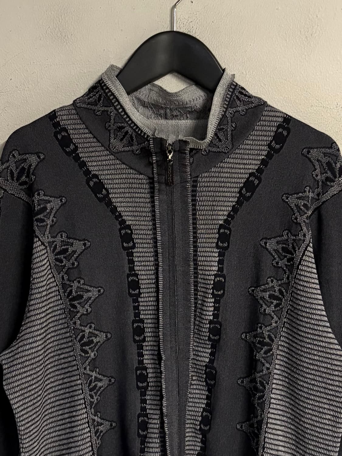 HIROKO BIS jacquard zip up cardigan 상품이미지2