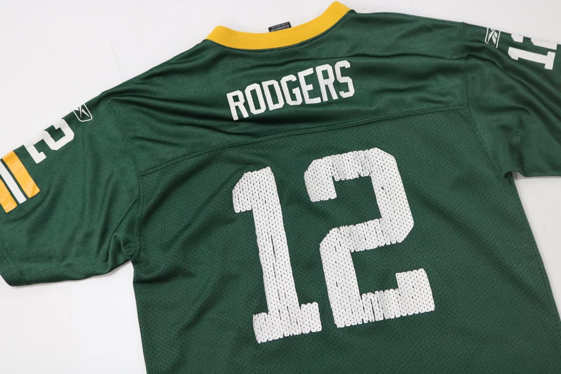 Reebok 리복 NFL 그린베이 패커스 아론 로저스 풋볼 저지 상품이미지9