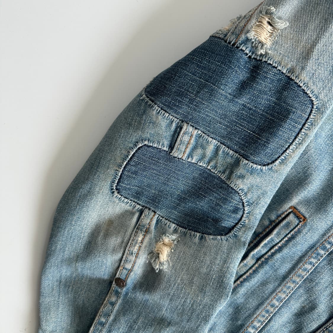 Levi‘s 리바이스80‘s 패치워크 데님 트러커 자켓 상품이미지6