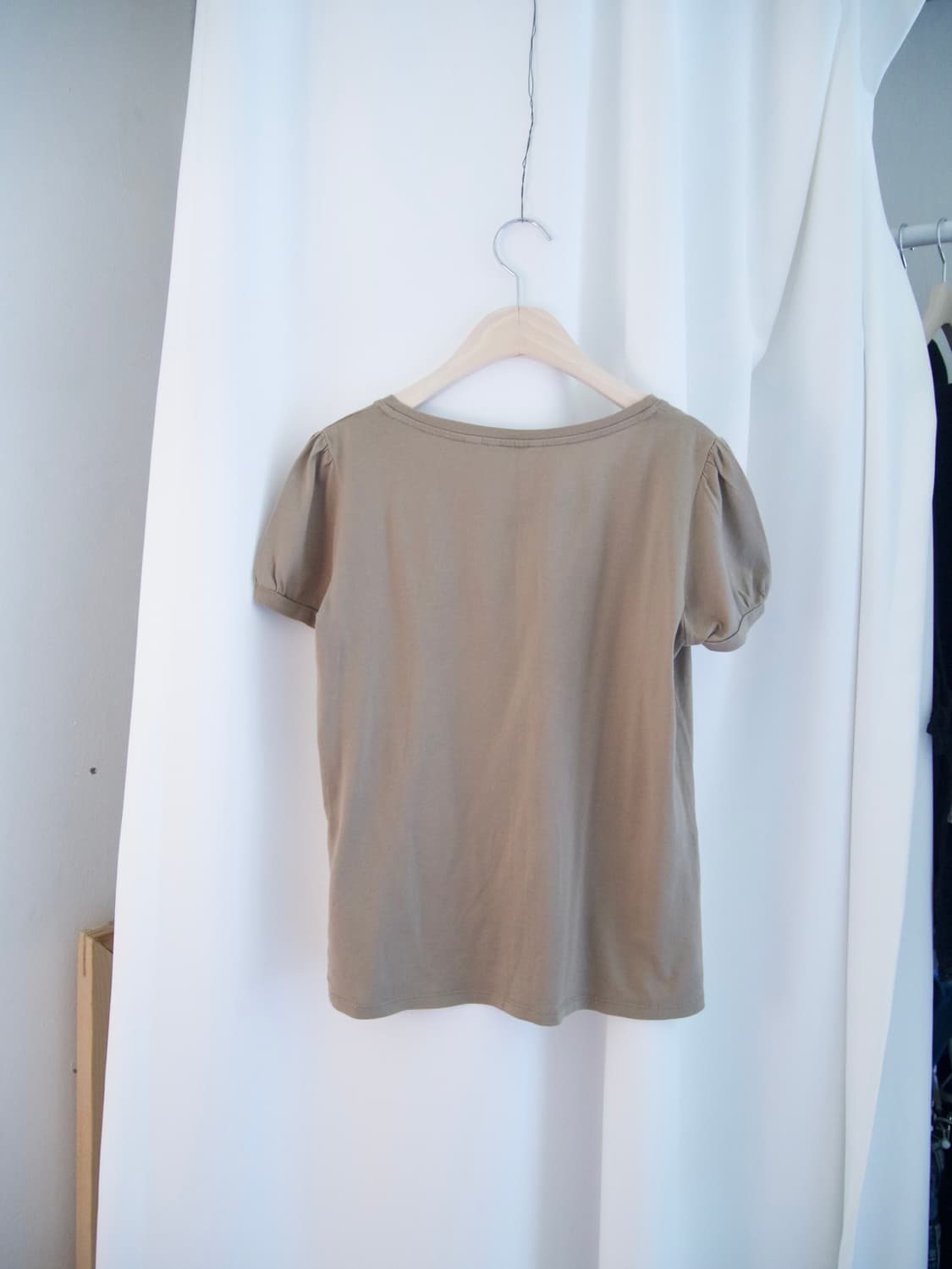 Balloon shoulder basic top 상품이미지5