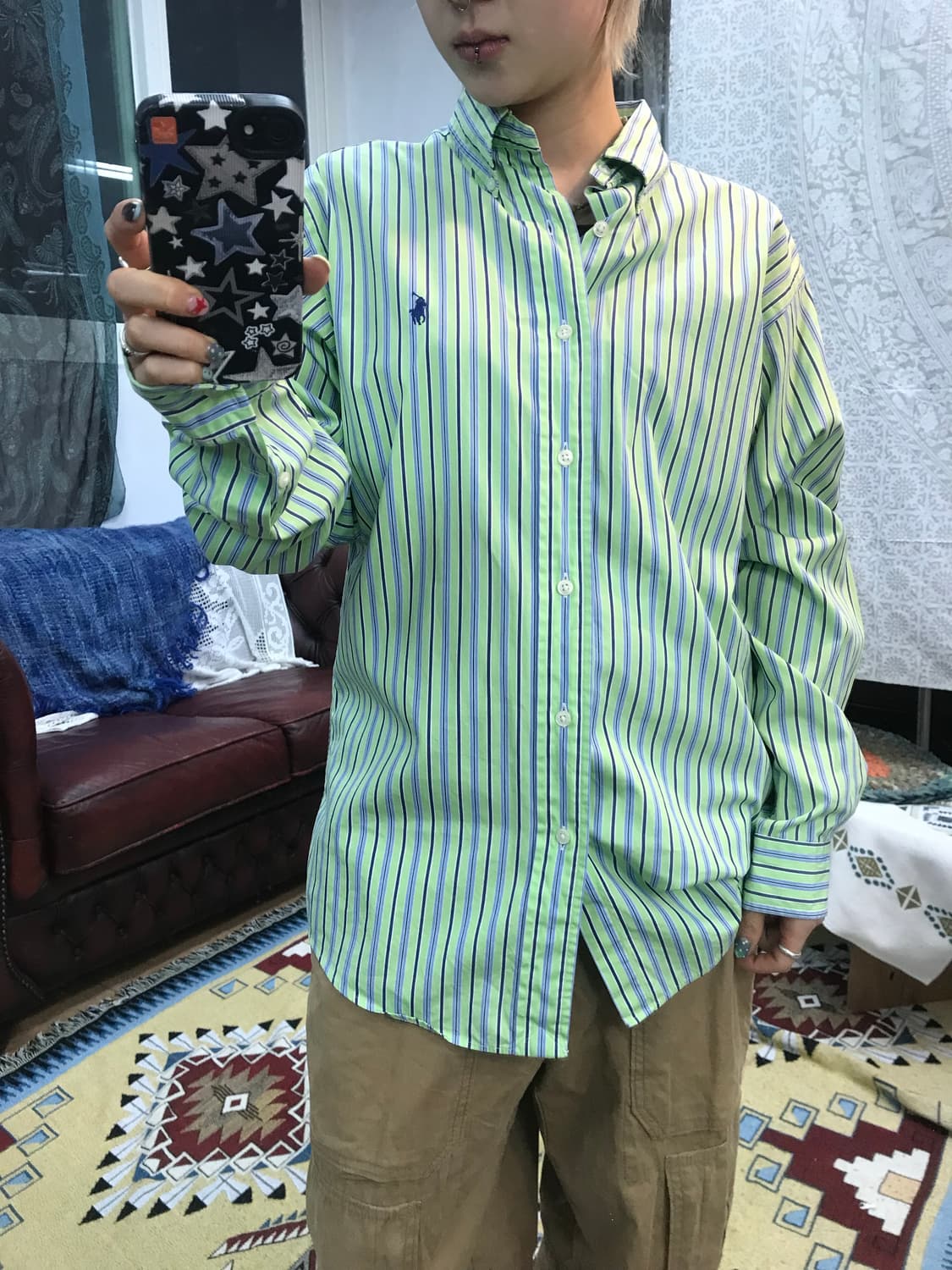 폴로랄프로렌 클래식핏 스트라이프 셔츠  상품이미지1