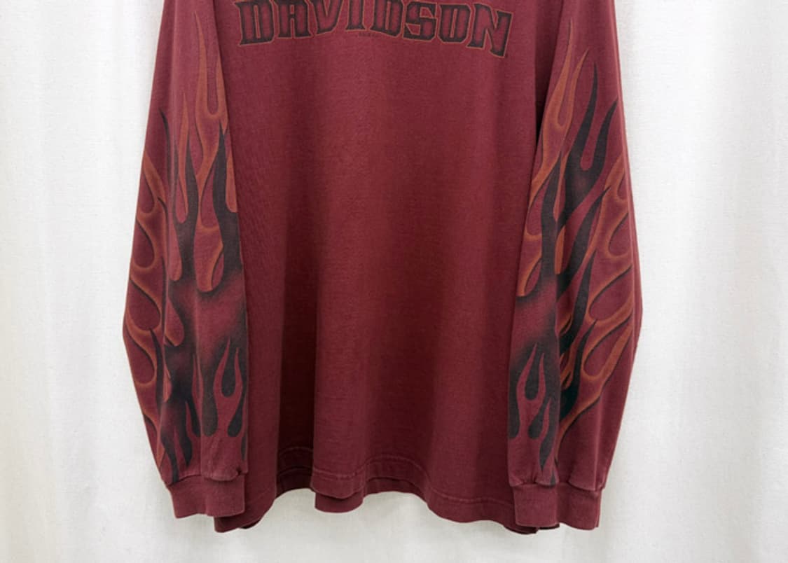 할리데이비슨 빈티지 플레임 롱슬리브 상품이미지5