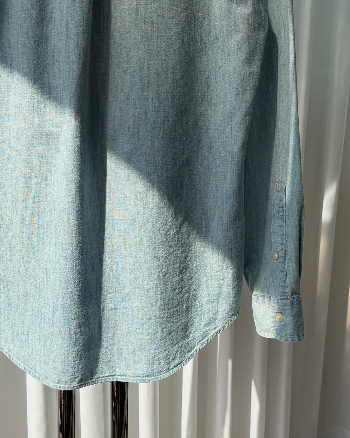 [M]폴로 랄프로렌 샴브레이 데님 셔츠 상품이미지5