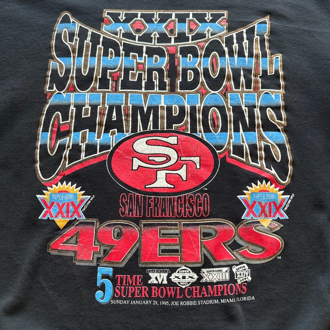94년도 49ers 슈퍼볼 챔피언 맨투맨 (XL) MADE IN USA  상품이미지2