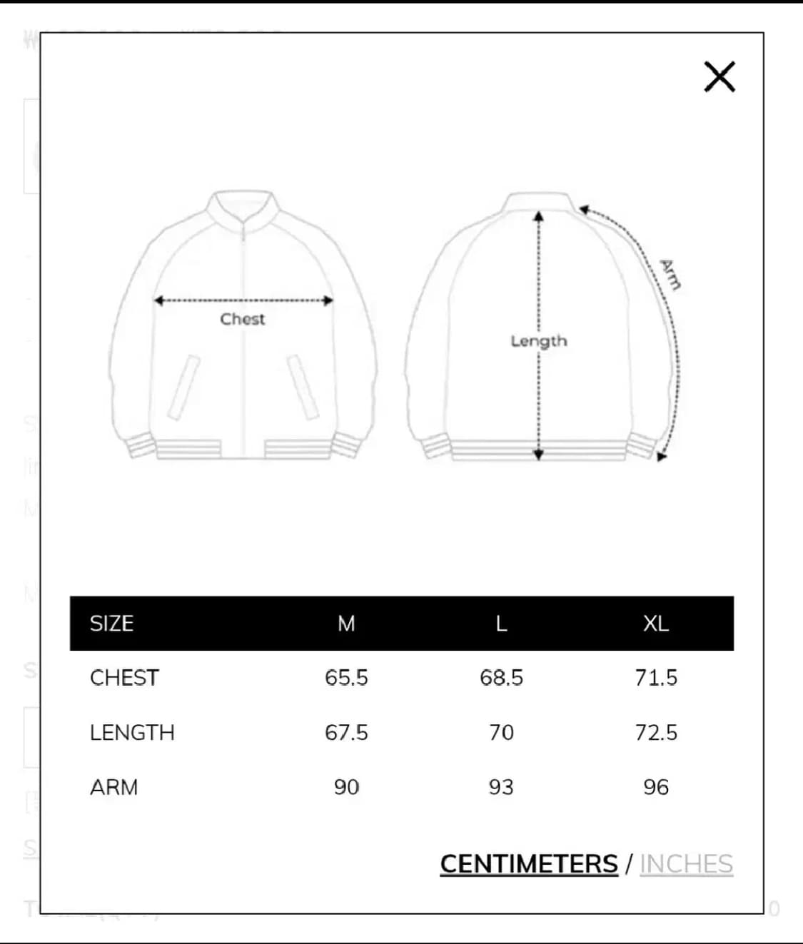 위캔더스 SOUVENIR 자켓 L 새상품 상품이미지4