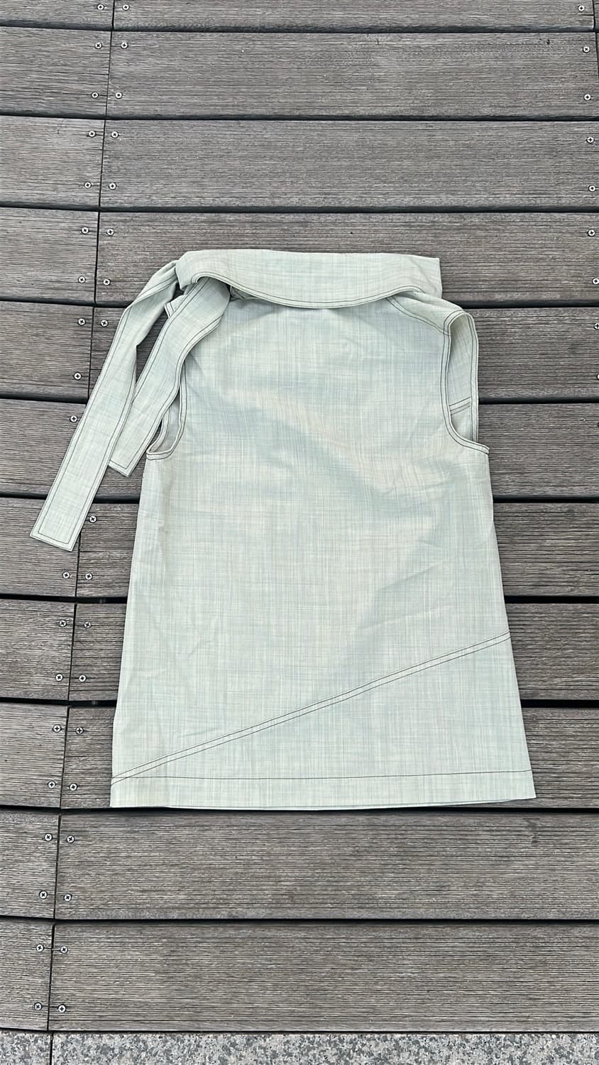 Cowl Neck Sleeveless Top 상품이미지2
