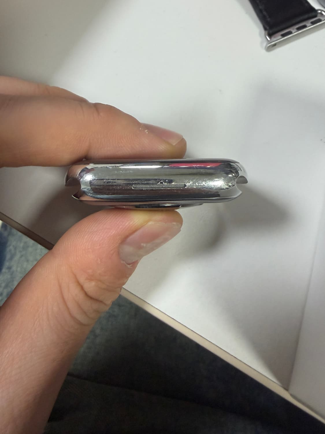 애플워치7 45mm  실버 스테인리스 셀룰러 풀박스 상품이미지9