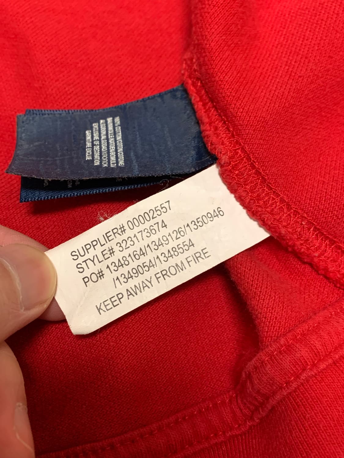 폴로 빅포니 후드집업 레드 상품이미지9