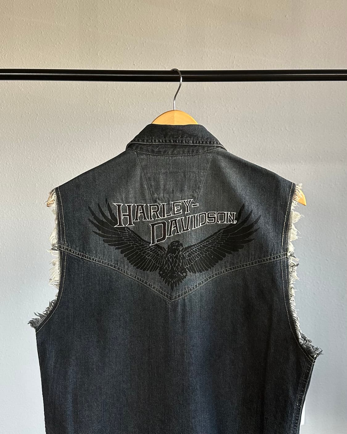 [M]할리 데이비슨 모터싸이클 데님 베스트 조끼 상품이미지8