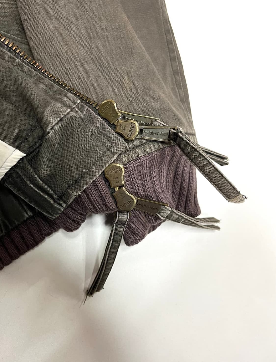 디스퀘어드2 2010AW 더블 레이어드 지퍼 봄버 상품이미지6