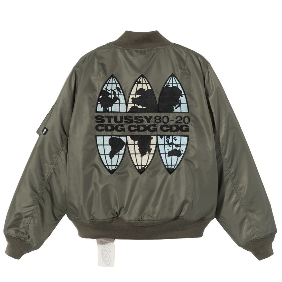 [판매] 꼼데가르송(cdg) 스투시 CDG Stussy ma-1 자켓 상품이미지1