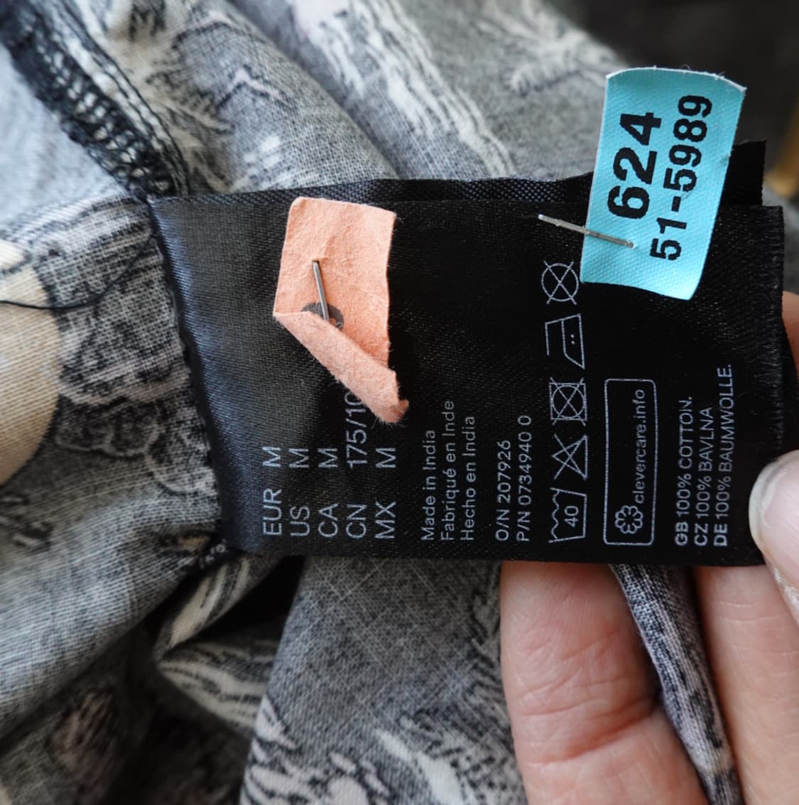 H&M DIVIDCD 딥오션 샤크 알로하 셔츠 2062 상품이미지8
