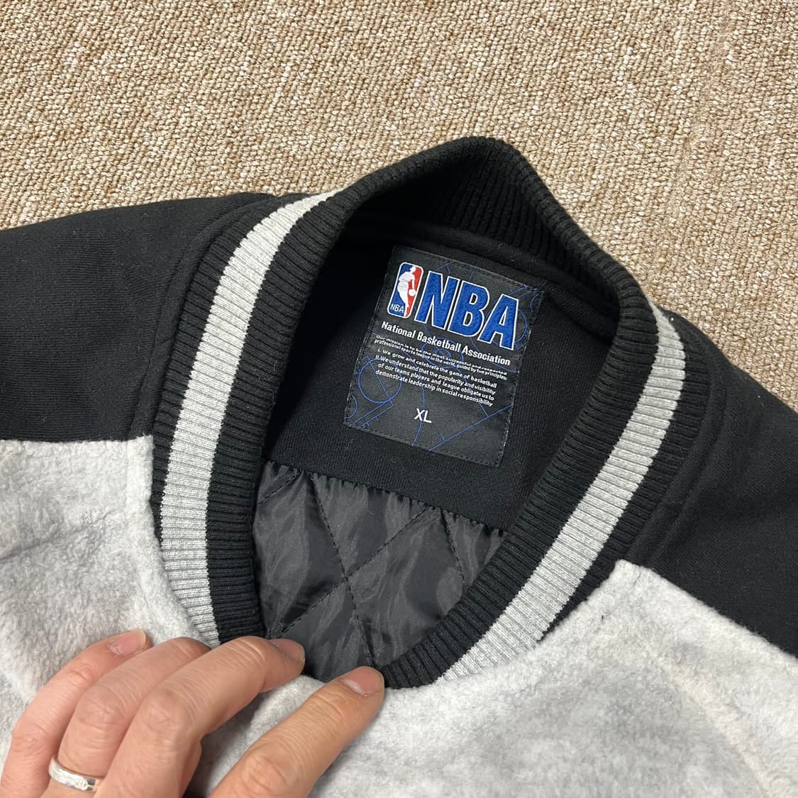  NBA 브루클린 누빔 자켓 상품이미지4