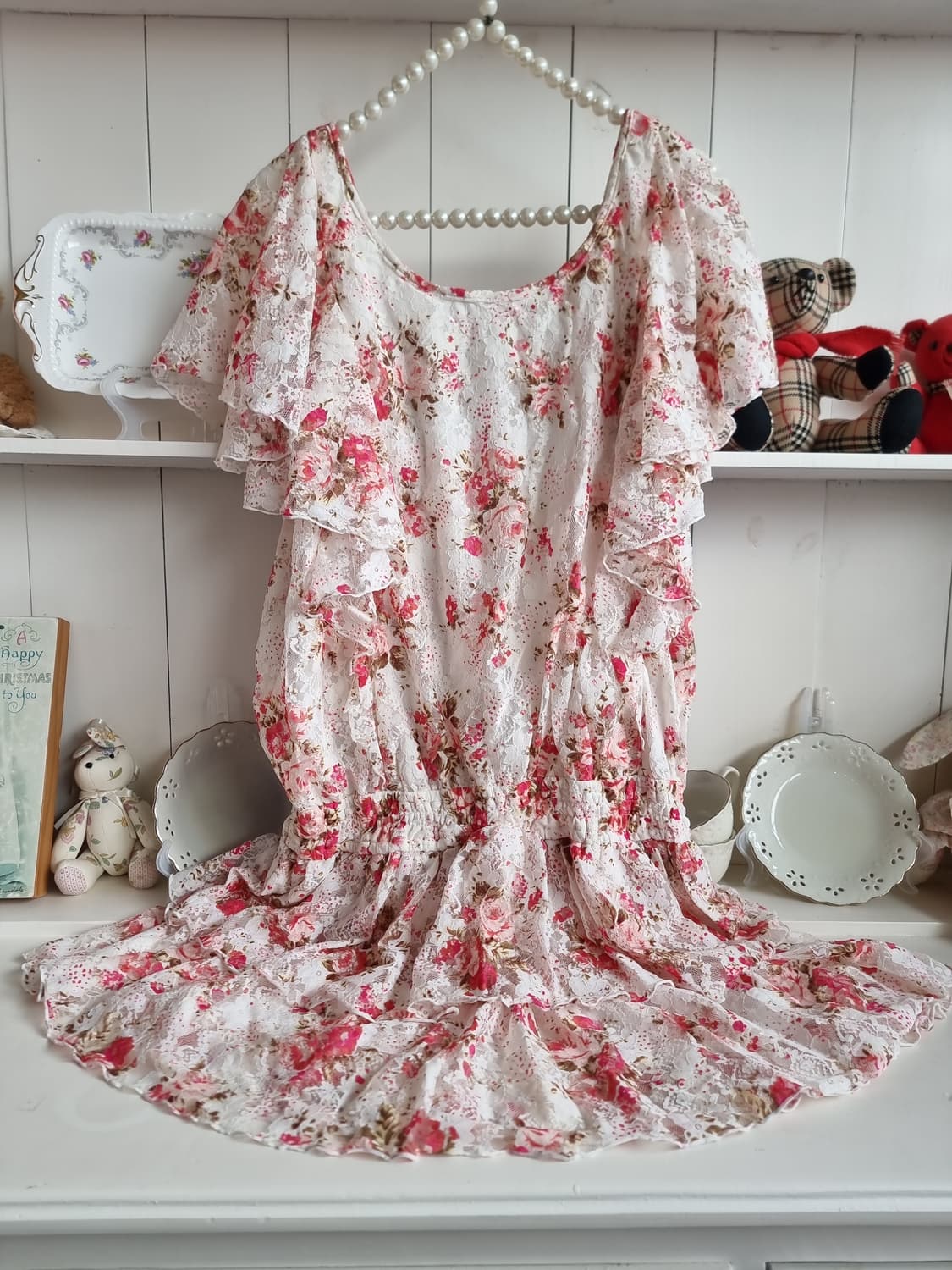 플라워 레이스 캉캉 원피스 상품이미지5