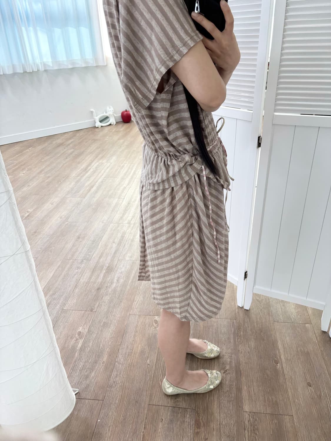 네넷 패브릭 트위스트 원피스 상품이미지3